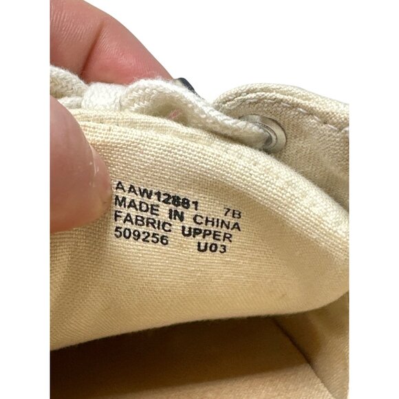 Ralph Lauren Polo Womens Canvas Lace Up Sneakers Size 7B - Picture 6 of 9